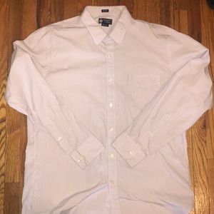 J crew pink button down
